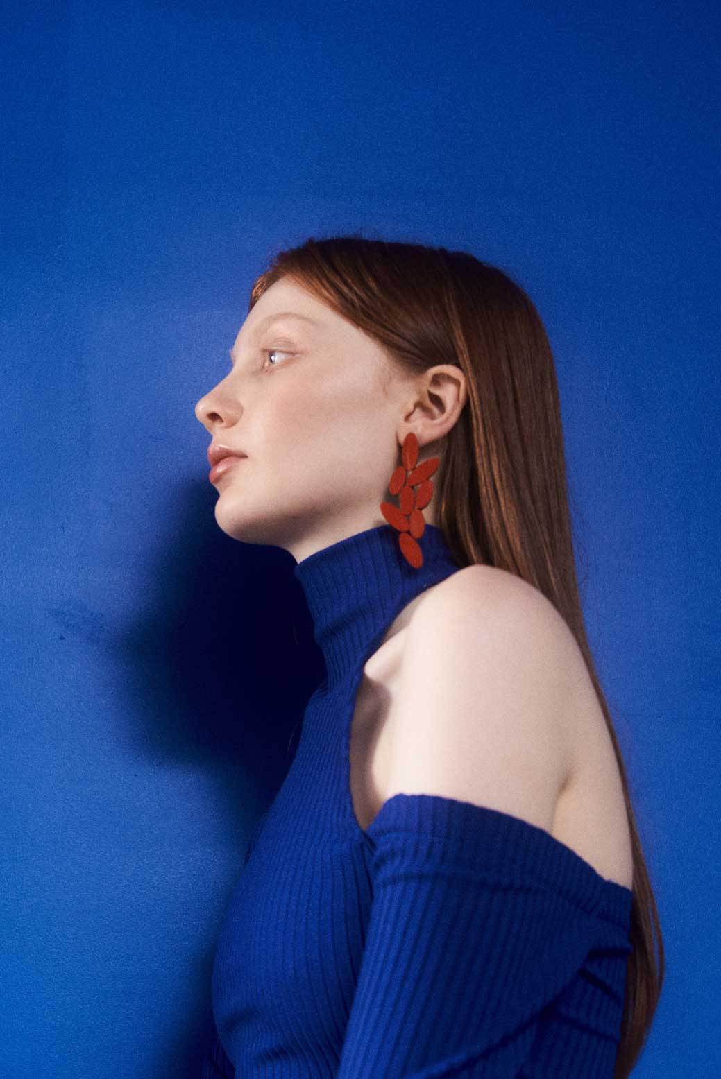 Pendientes Emma Largos - Rojo 