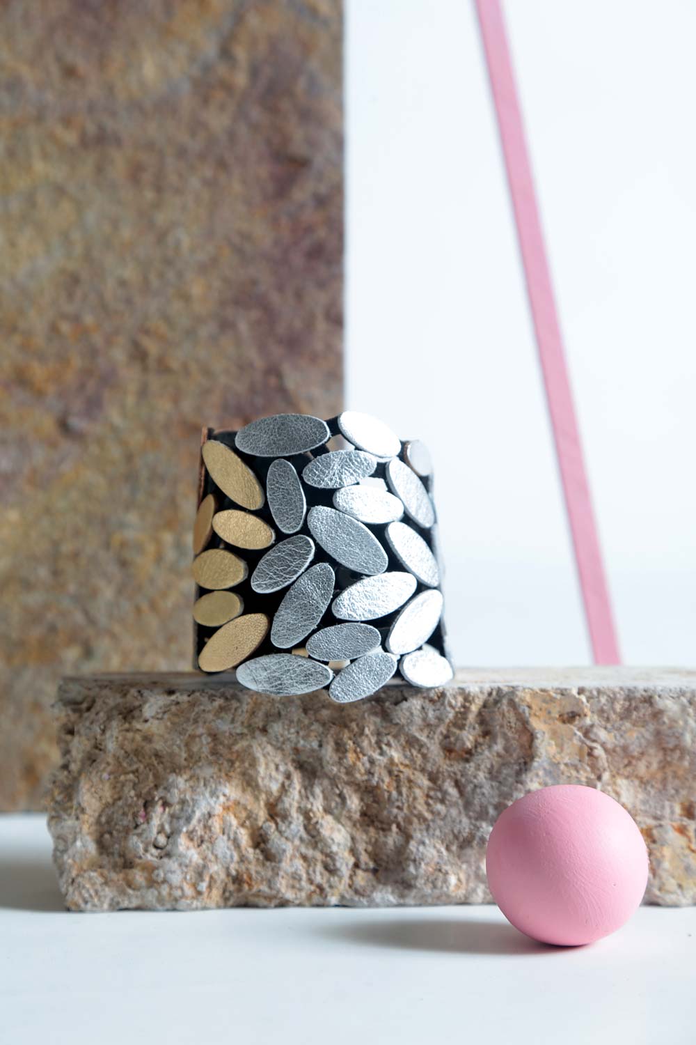 Brazalete Emma - Plata/Oro