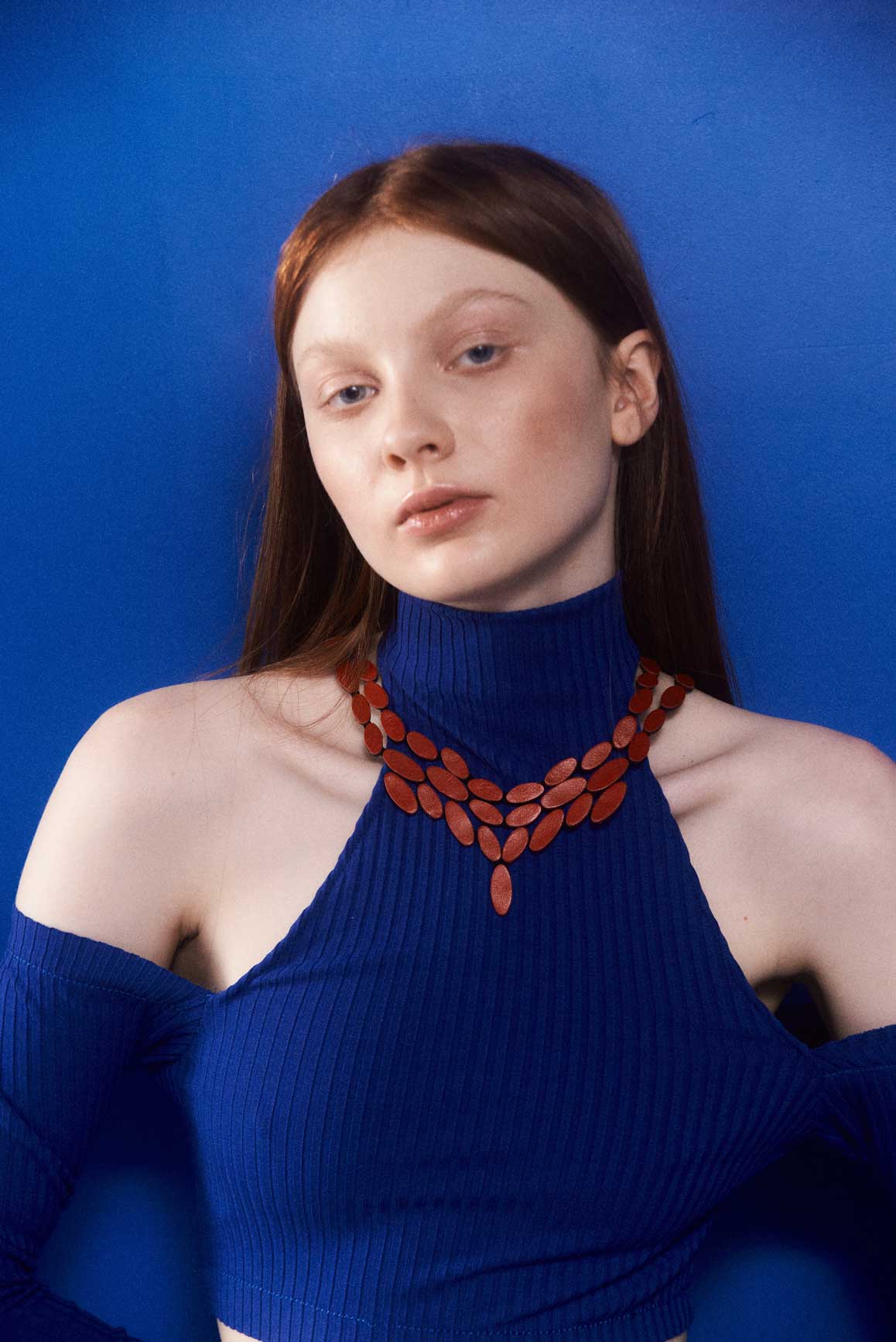 Collar Emma V - Rojo