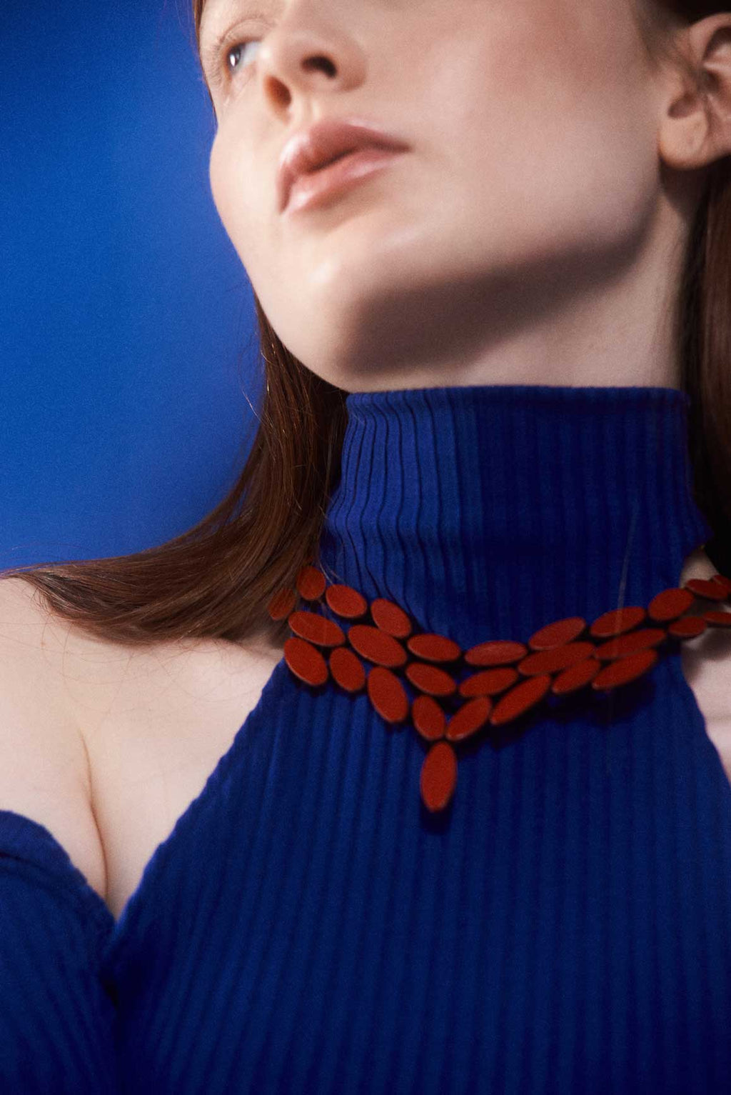 Collar Emma V - Rojo