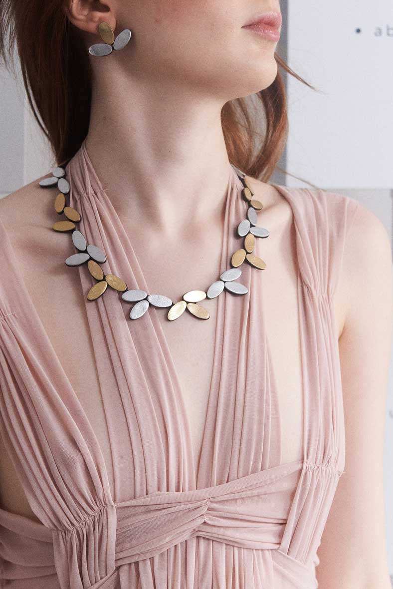 Collar Emma Redondo - Plata/Oro