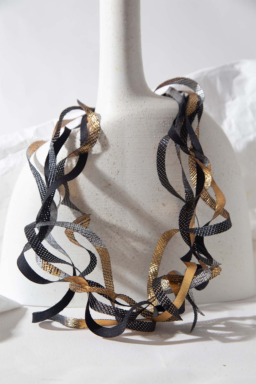 Collar Eva - Plata/Negro/Oro