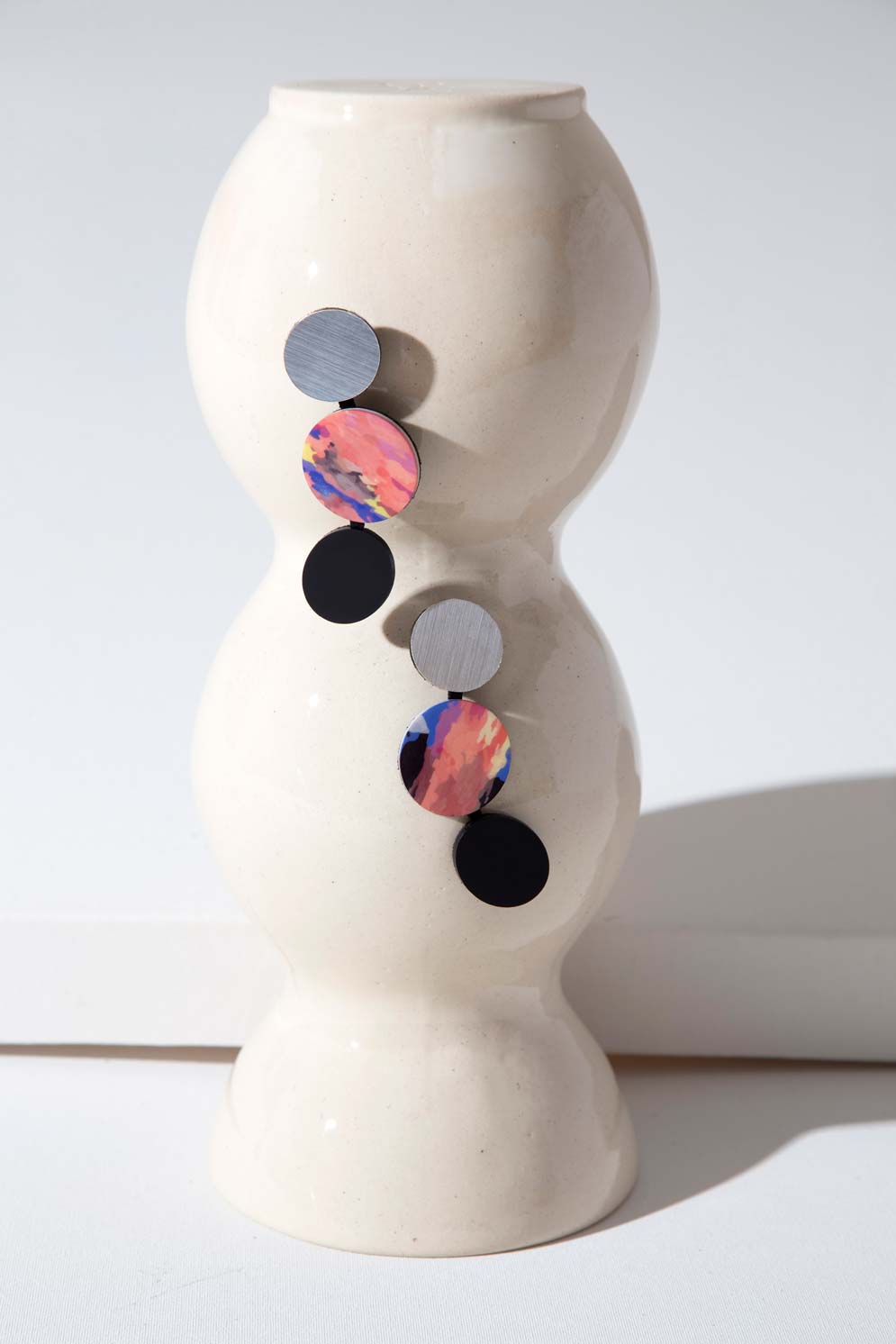 Boucles d'oreilles Cercles Ciel - Rose