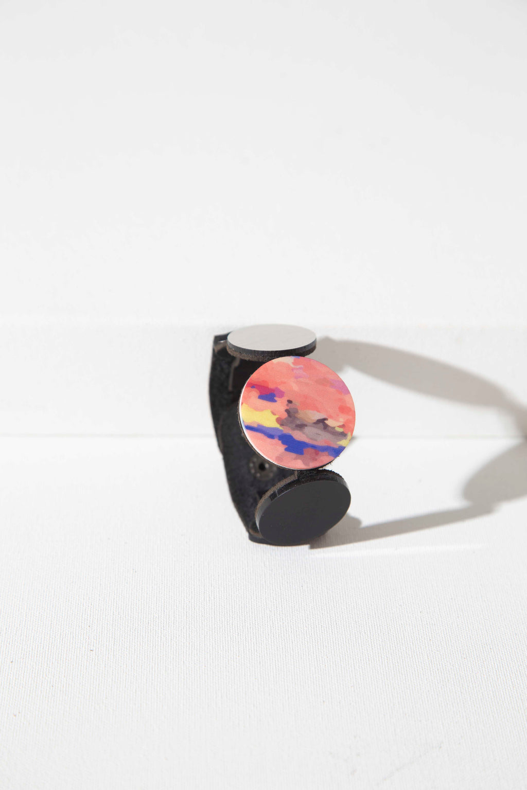 Bracelet cercles montés Sky - Rose