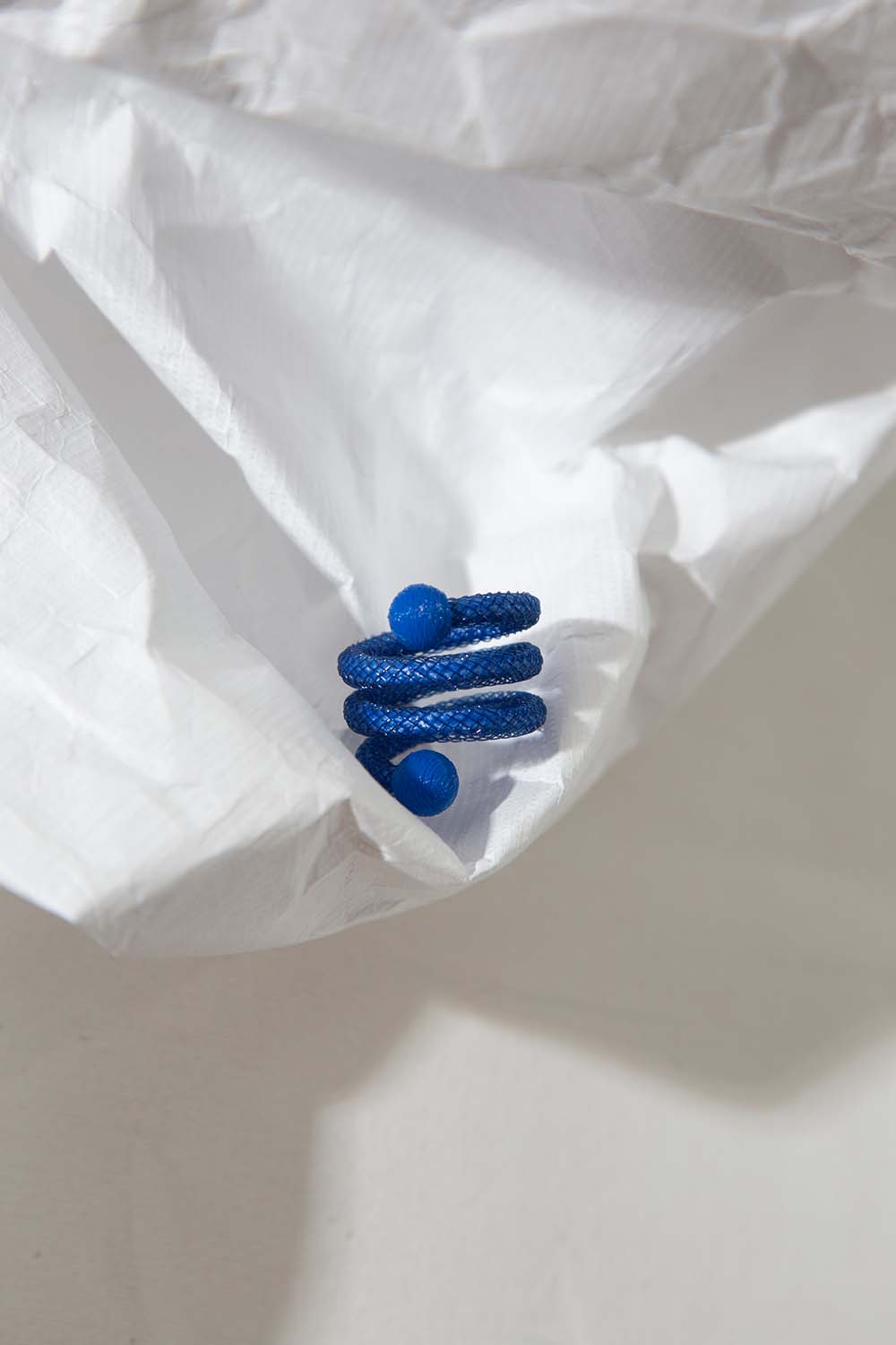 Anillo Life Espiral - Azul