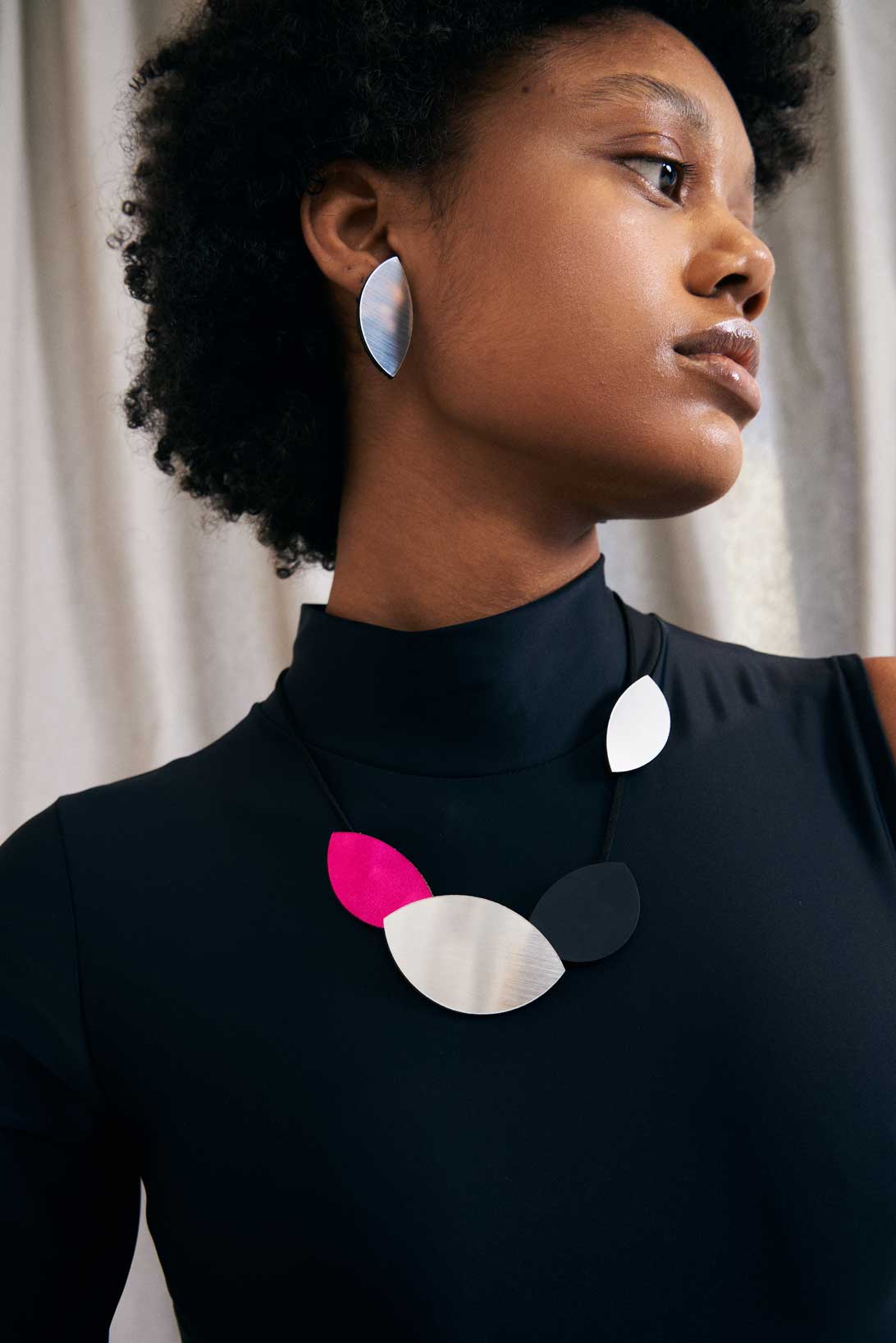 Forest Symphony Earrings Asymmetric - Silver