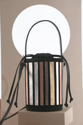 Précommande - Sac seau en cuir arc-en-ciel - Couleurs métallisées