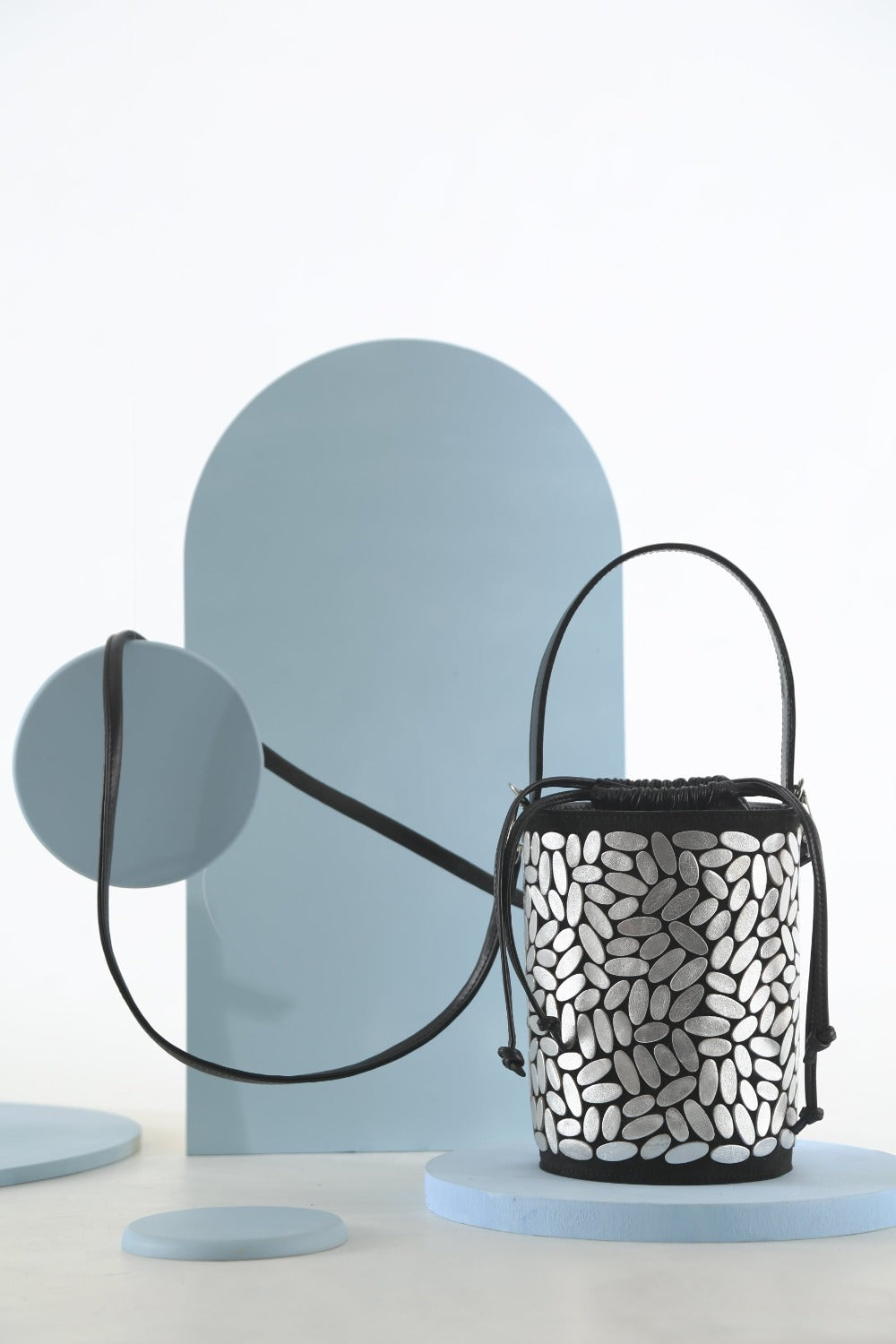 Pre-Order- Bolso de cuero Emma - Plata