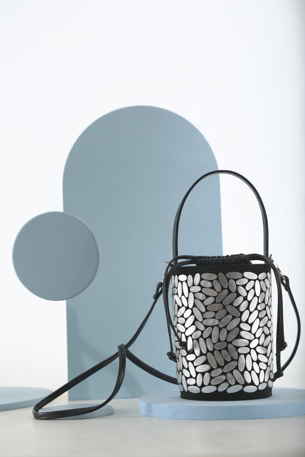 Pre-Order- Bolso de cuero Emma - Plata