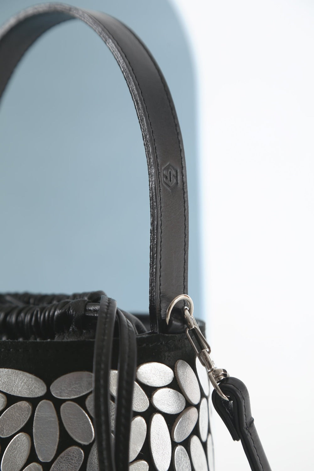 Pre-Order- Bolso de cuero Emma - Plata