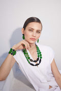 Collar Iris - Negro/Verde