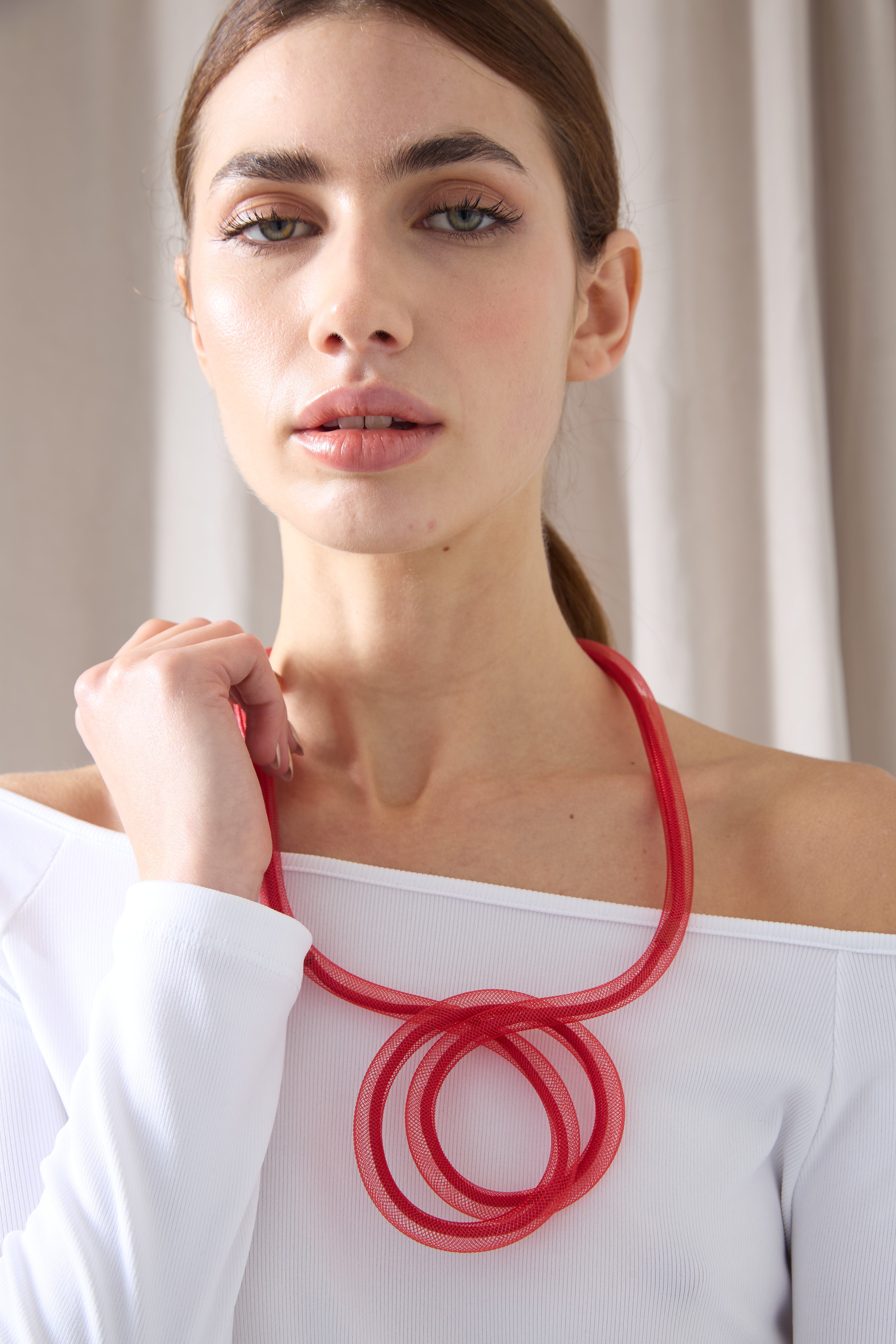 Collar Life Medallón - Rojo