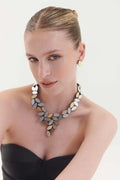 Collar Kate Leaves V - Plata/Oro