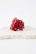Brazalete Kate Leaves - Rojo