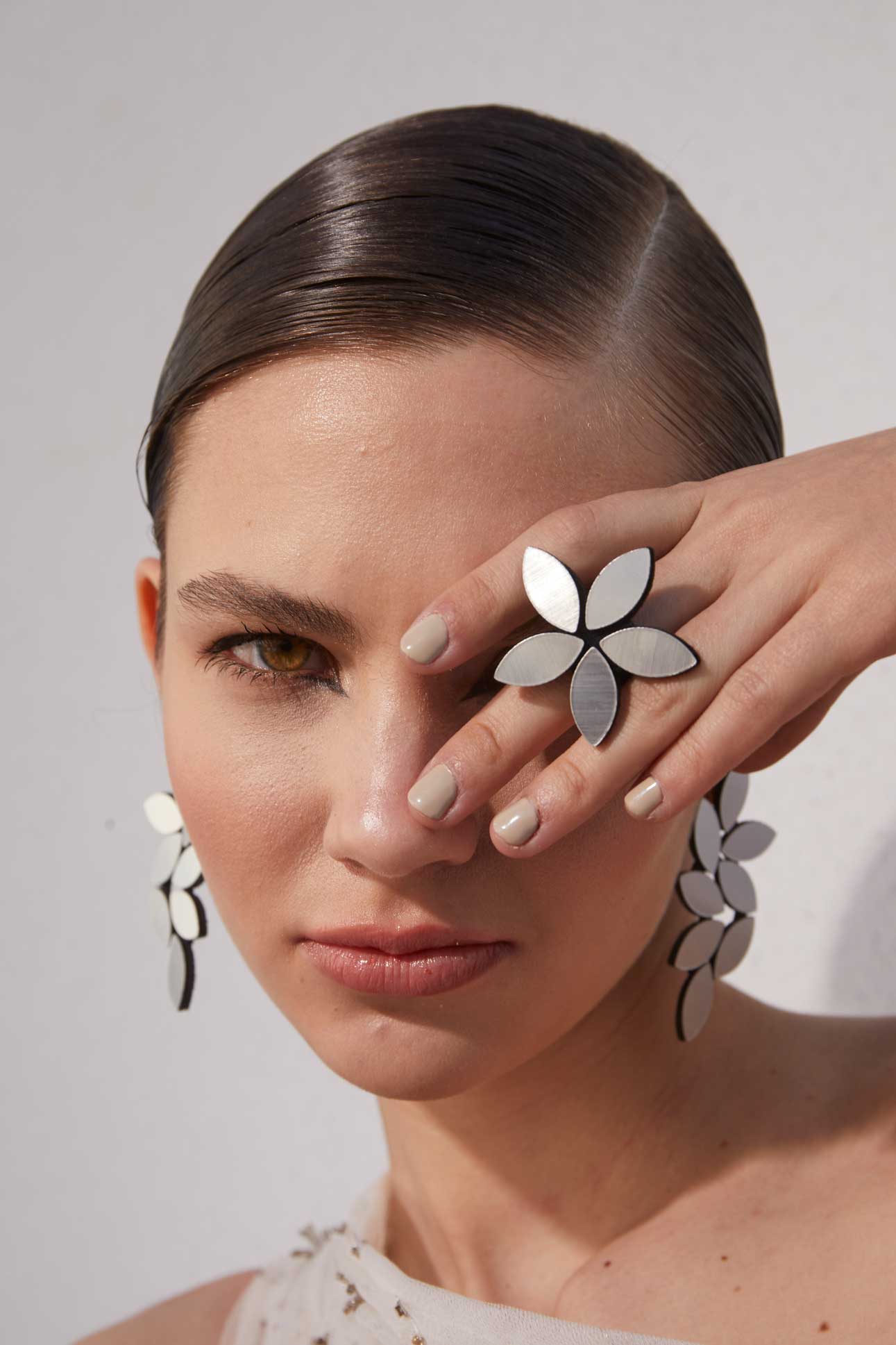 Anillo Kate Leaves Flor