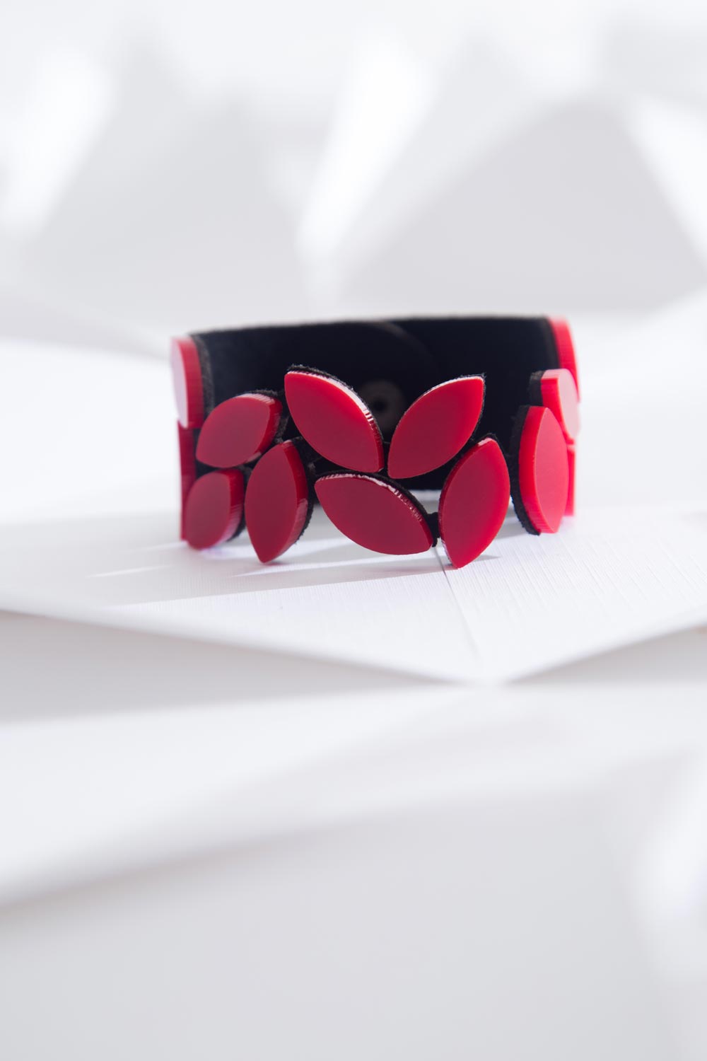 Brazalete Kate Leaves Pequeño - Rojo