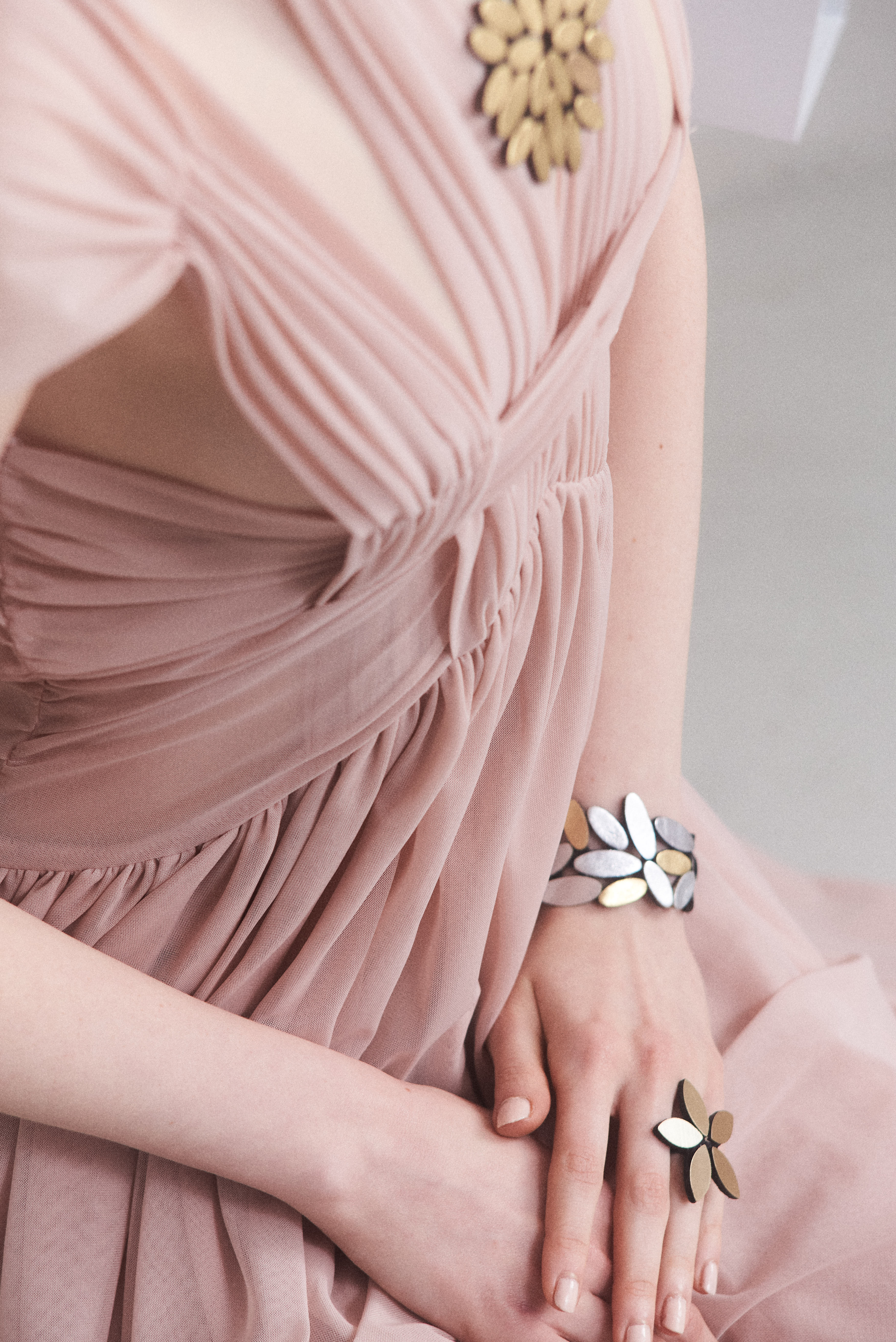 Anillo Kate Leaves Flor