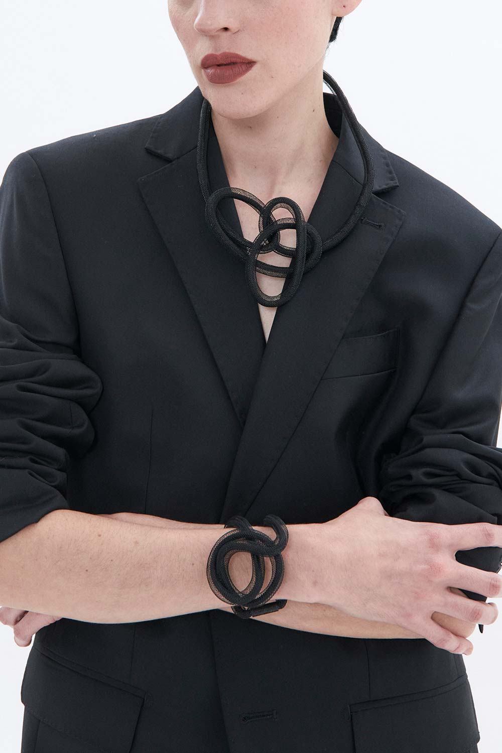 Brazalete Life Nudo - Negro