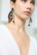 Pendientes Life Nudo - Blanco/Negro