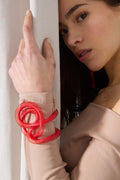 Brazalete Life Nudo - Rojo