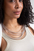 Life Necklace Round - Ivory/Gold