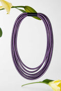 Life Necklace Round - Purple