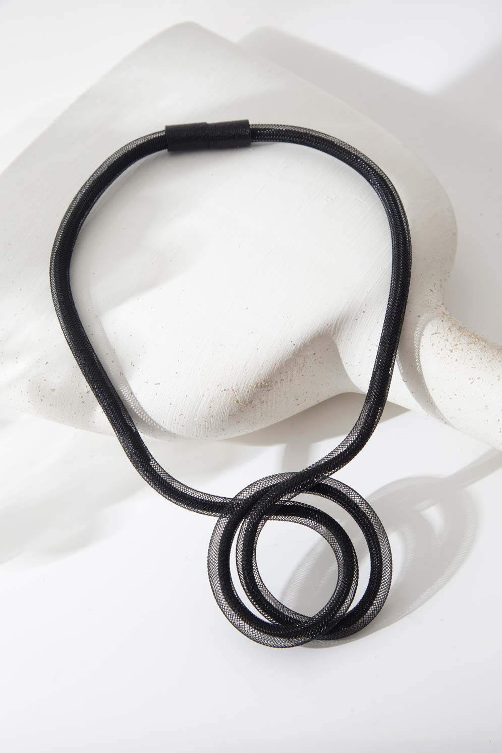 Life Necklace Medallion - Black