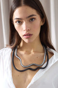 Collar Life Wave - Blanco/Negro