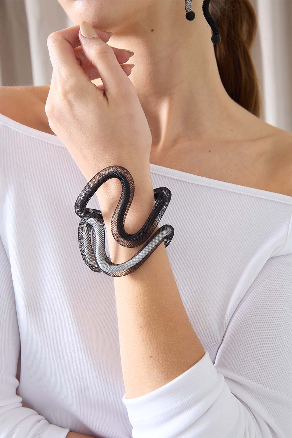 Brazalete Life Waves - Blanco/Negro