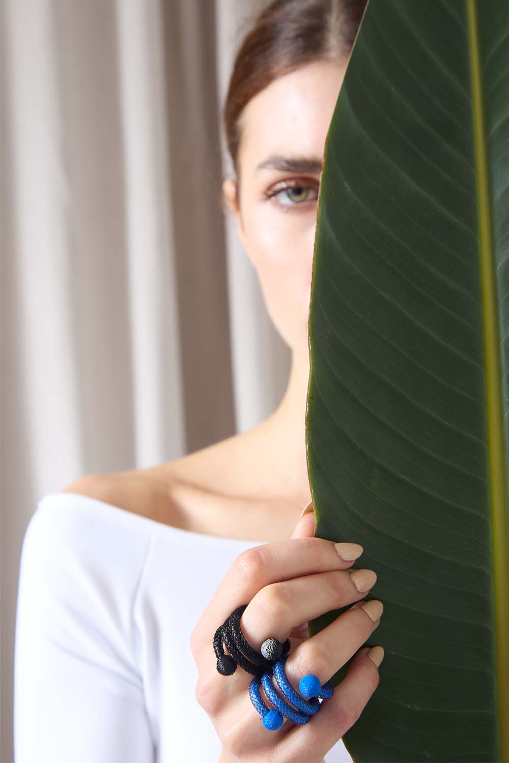 Anillo Life Espiral - Azul