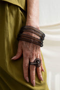 Life Armband 4-lagig - Metallic