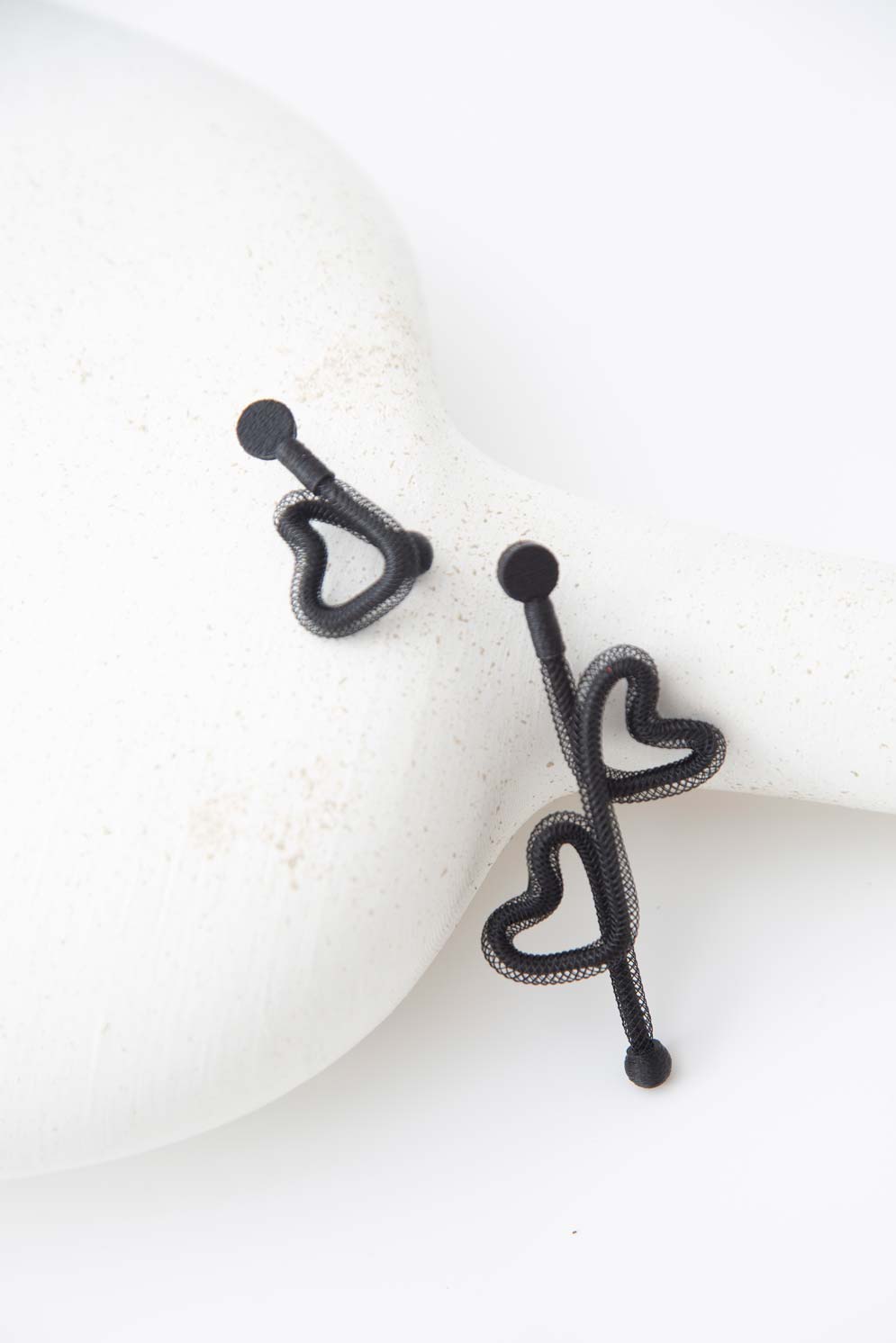 Boucles d'oreilles Life Love - Noir