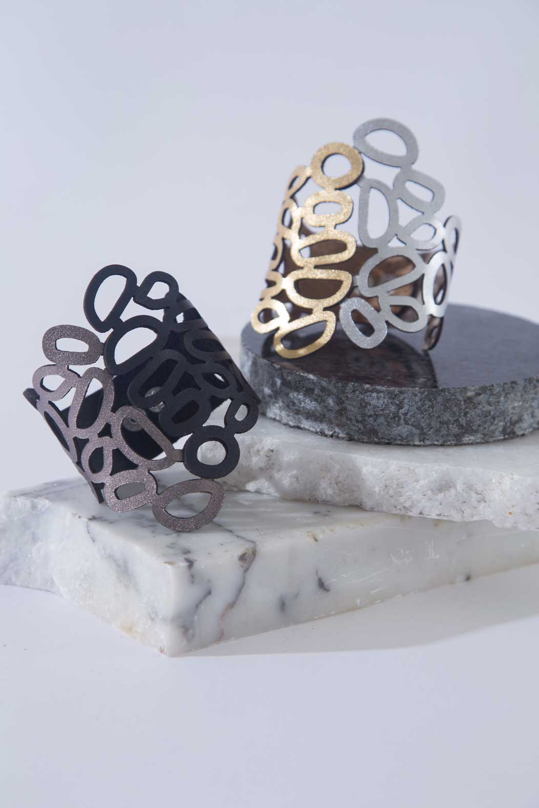 Mar Coral Bracelet - Black/Pewter