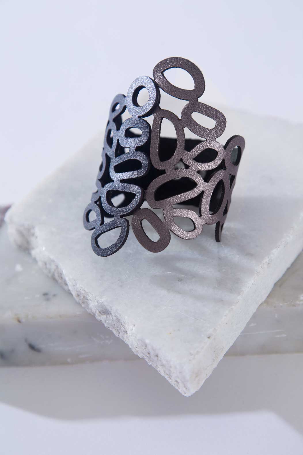 Mar Coral Bracelet - Black/Pewter