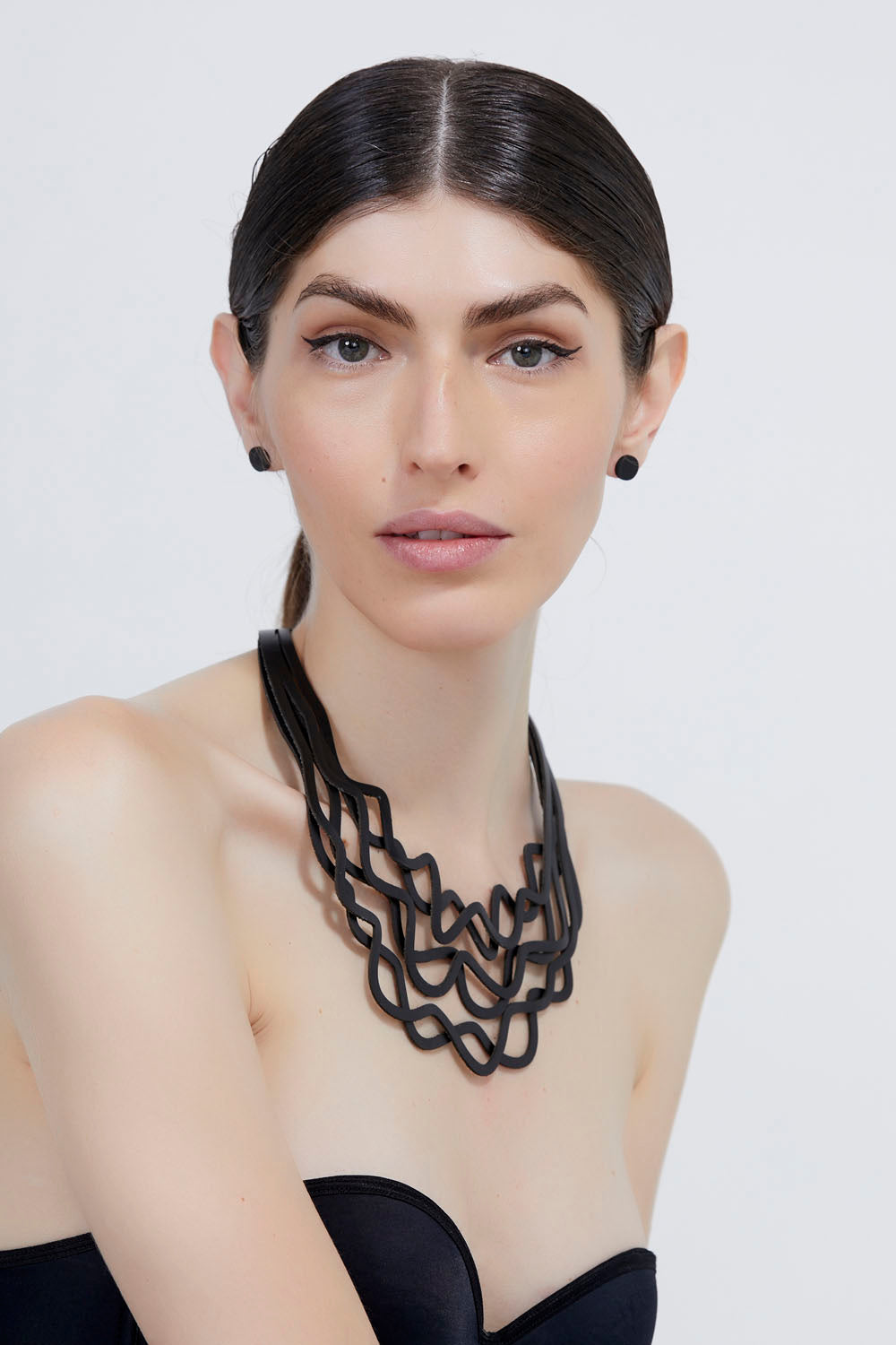 Collar Curves Duo - Negro
