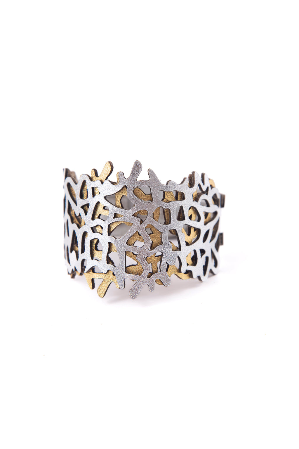Brazalete Mar Duo - Plata/Oro