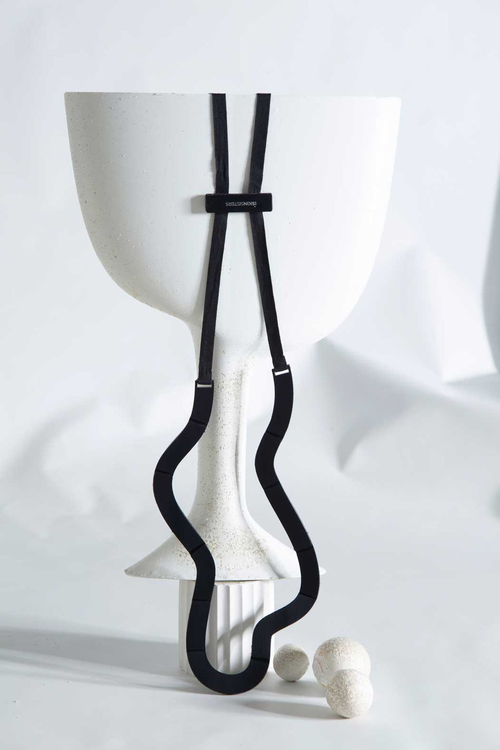 Collar Mies Wave Largo - Negro