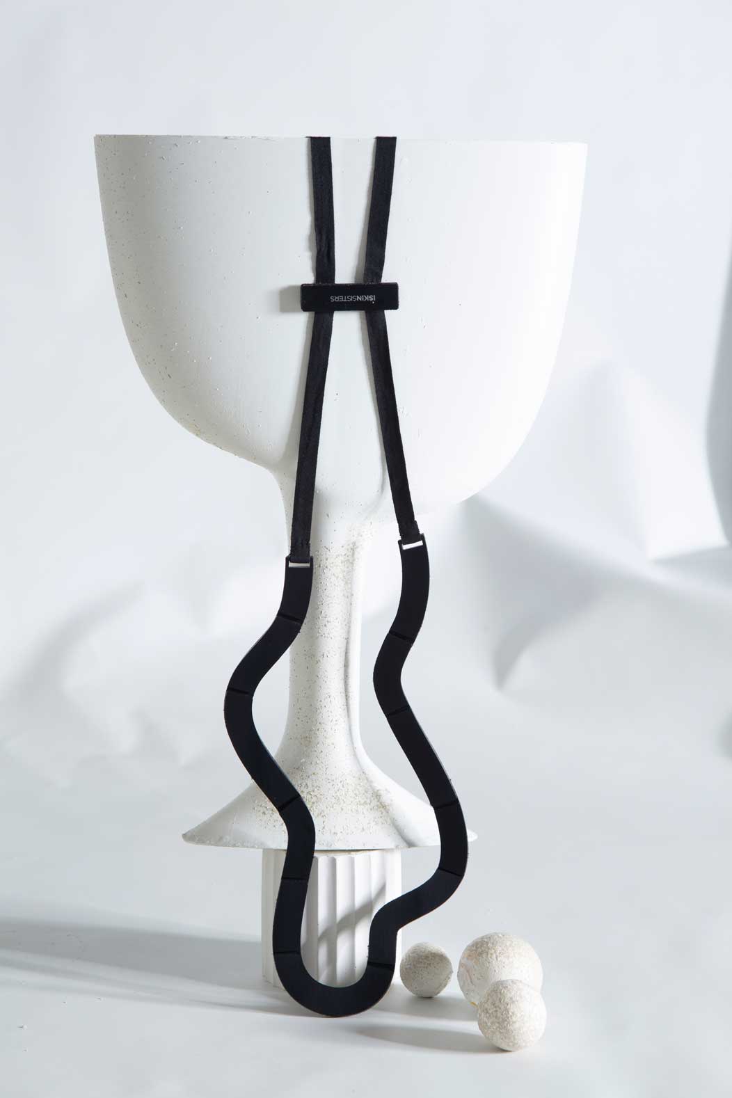 Collar Mies Wave Largo - Negro