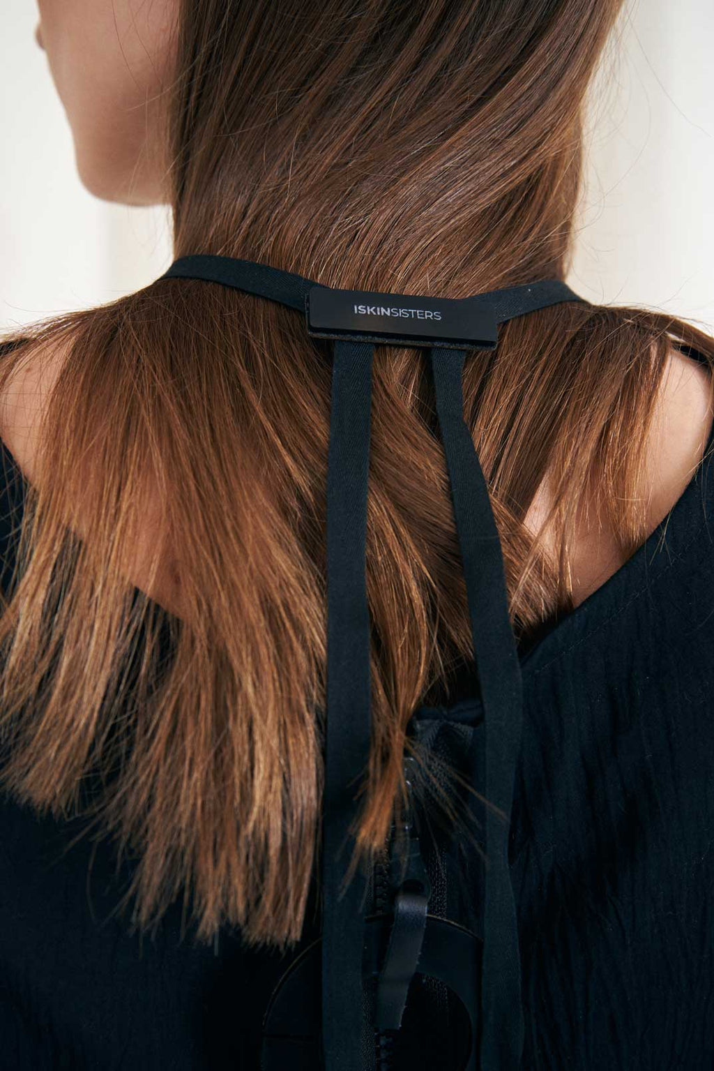 Collar Mies Wave Largo - Plata