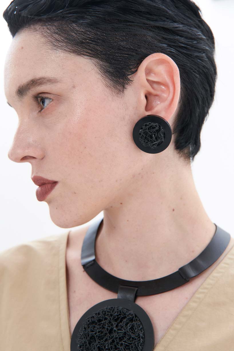Pendientes Mies - Negro