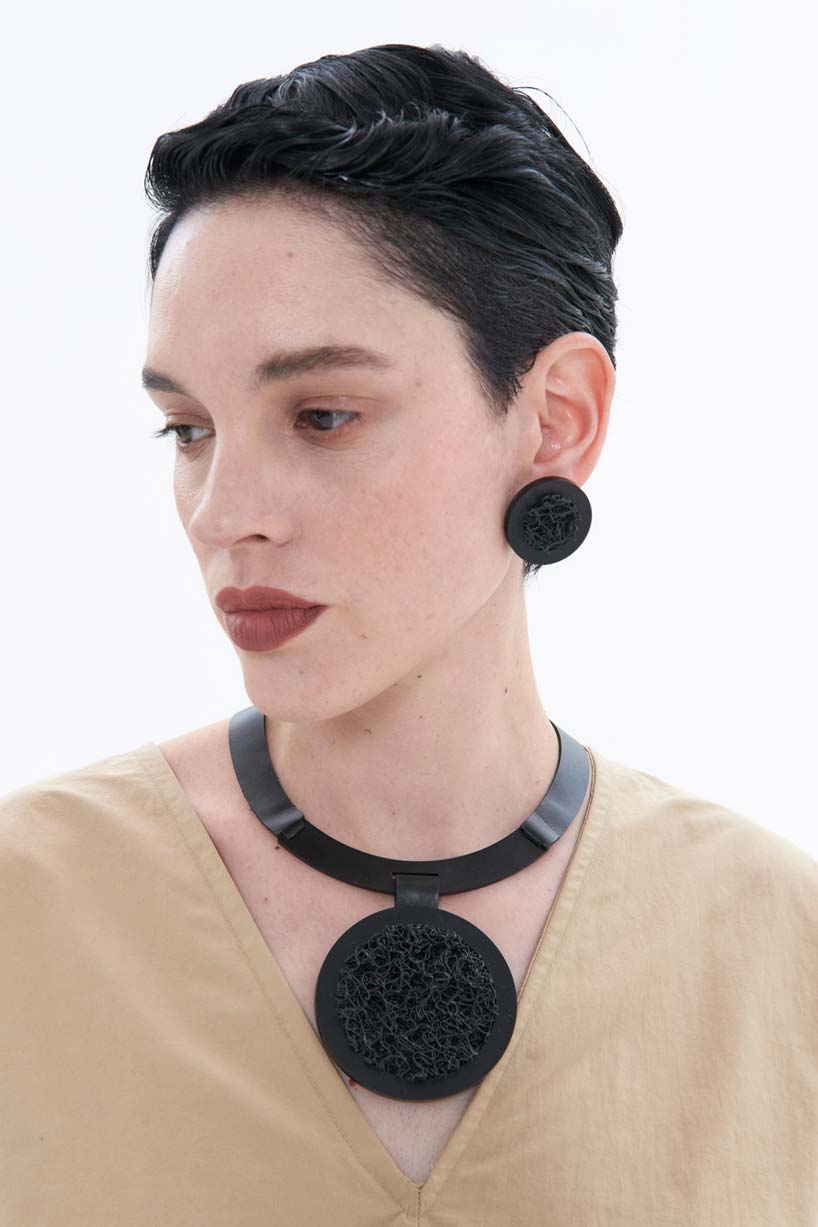 Pendientes Mies - Negro