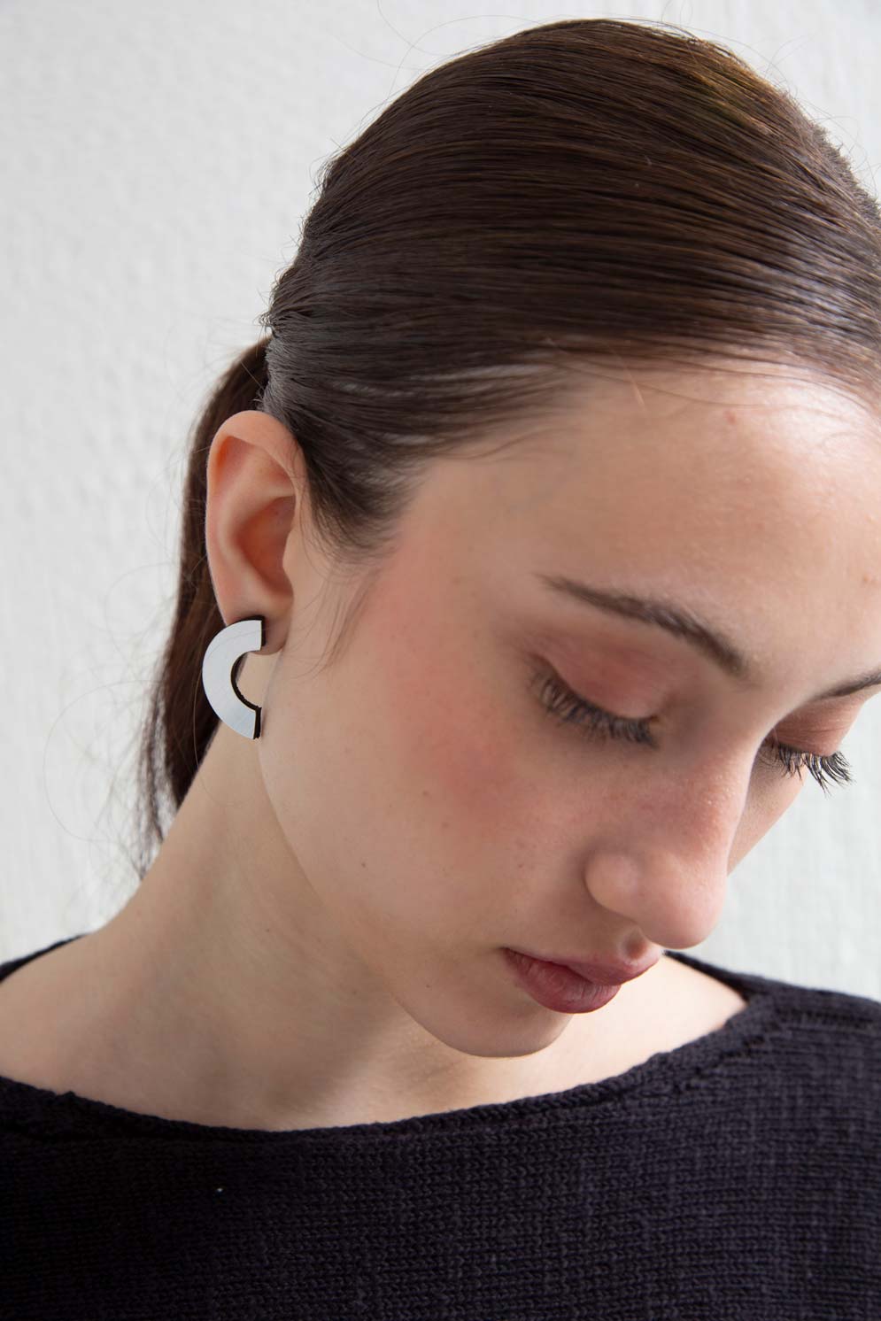 Pendientes Mies Arco - Plata