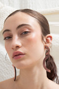 Pendientes Mies Doble Arco - Cobre