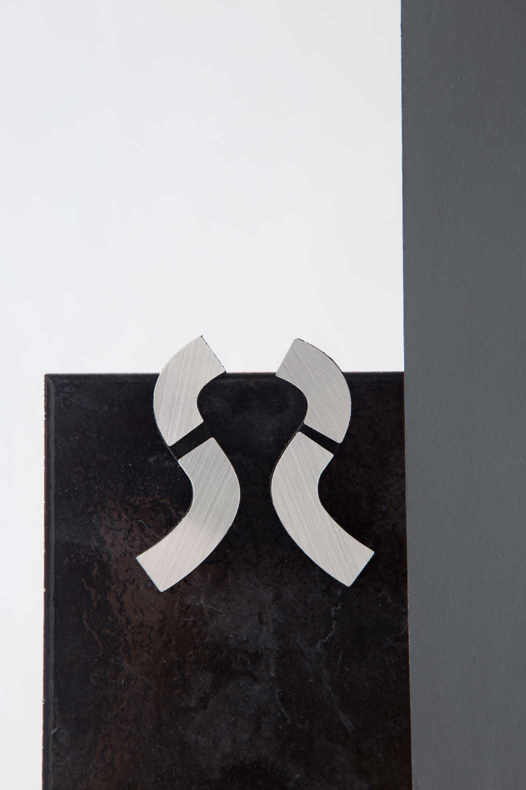 Pendientes Mies Wave - Plata