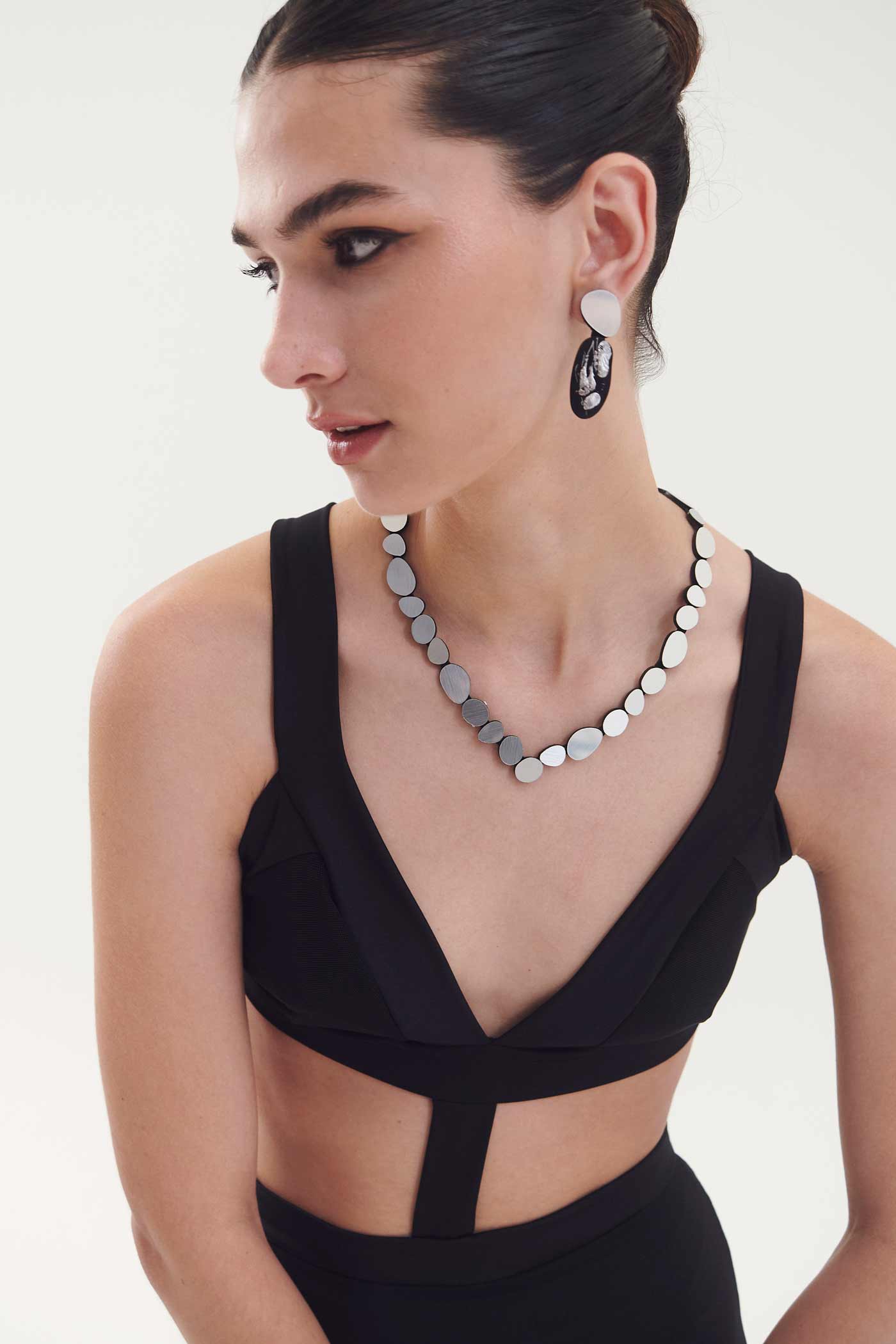 Collar Organic Reflections V - Plata