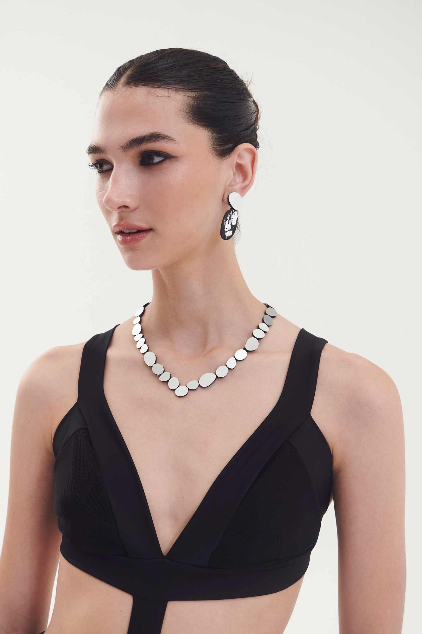 Collar Organic Reflections V - Plata