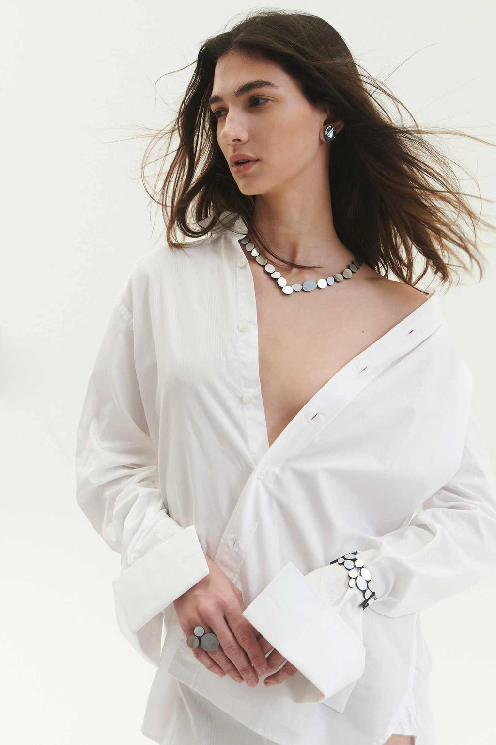 Collar Organic Reflections V - Plata