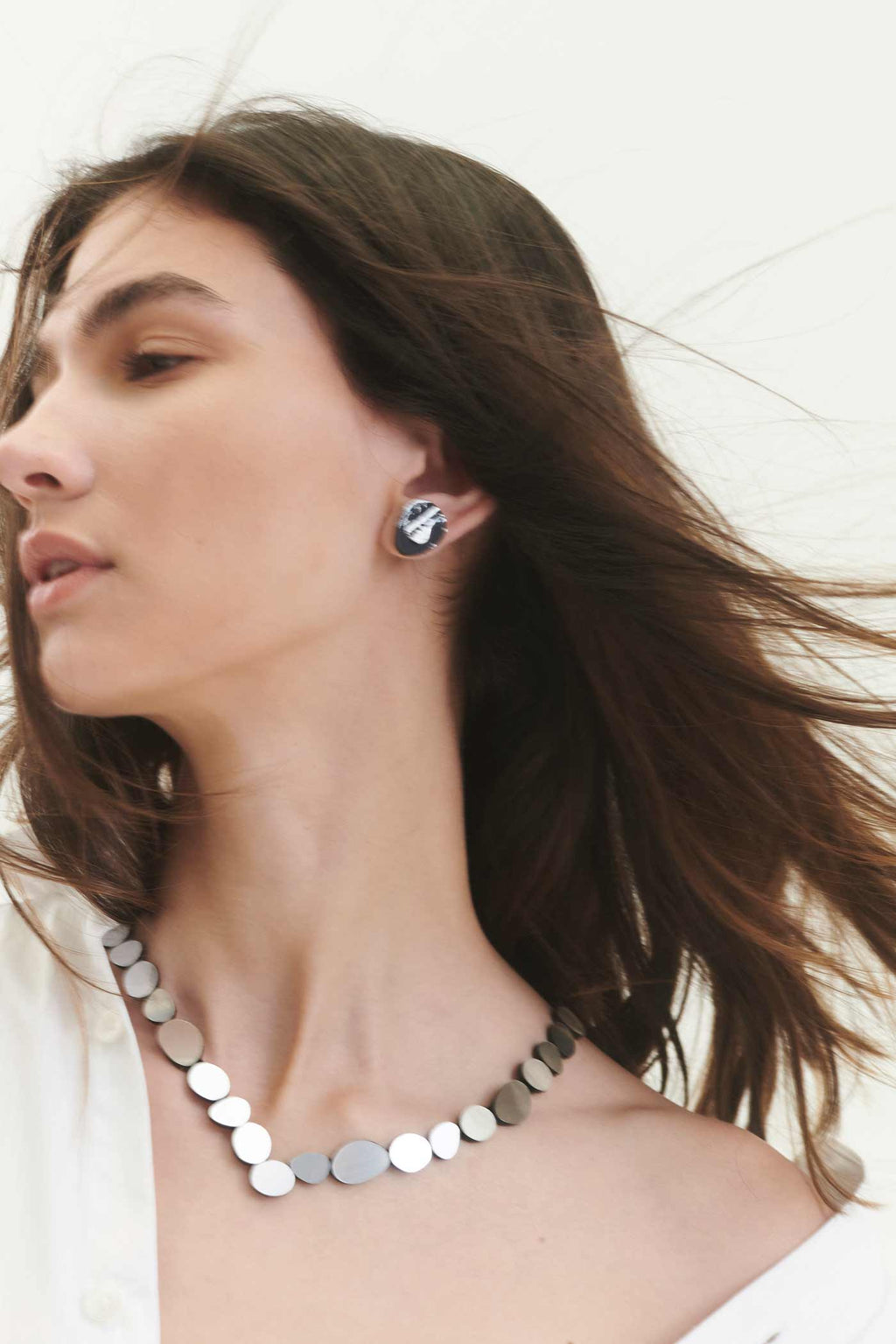 Collar Organic Reflections V - Plata