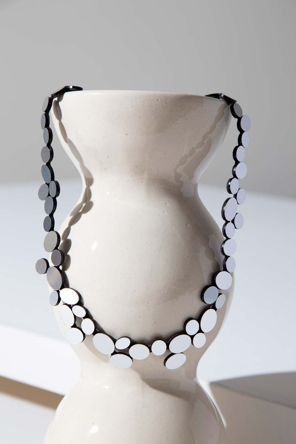 Collar Organic Reflections Redondo - Plata