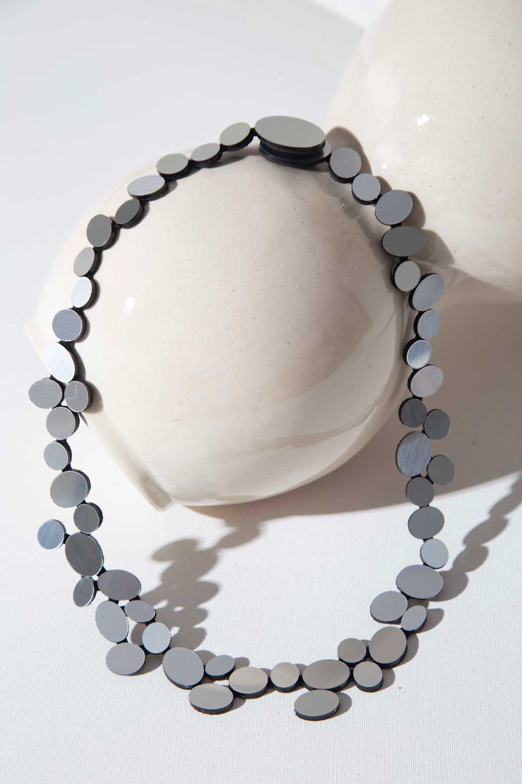 Collar Organic Reflections Redondo - Plata